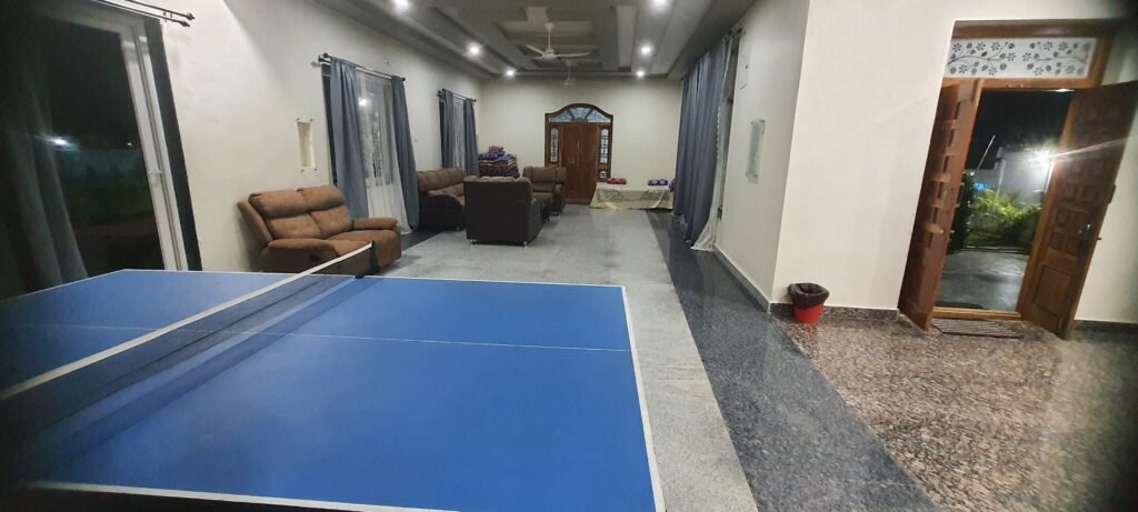 Fully-Equipped Farmhouse Retreat with Pool and Games at Shamirpet