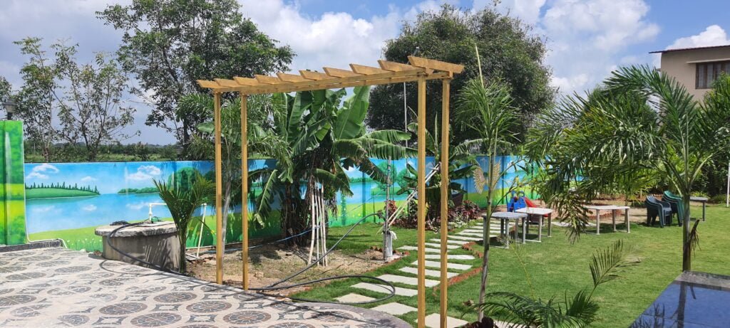 Fully-Equipped Farmhouse Retreat with Pool and Games at Shamirpet