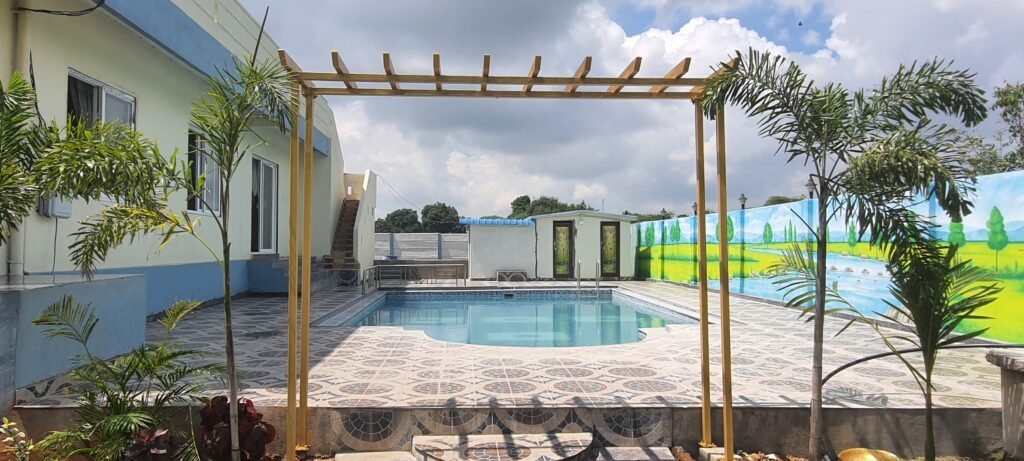 Fully-Equipped Farmhouse Retreat with Pool and Games at Shamirpet